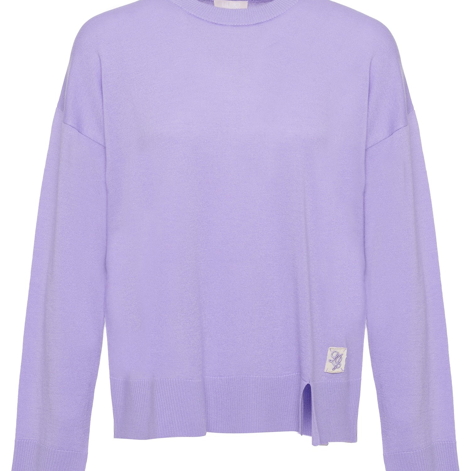 Liu Jo Maglia in Misto Lana con Patch Logo