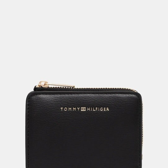 Tommy Hilfiger Portafoglio Piccolo Realizzato in Pelle Sintetica Nero