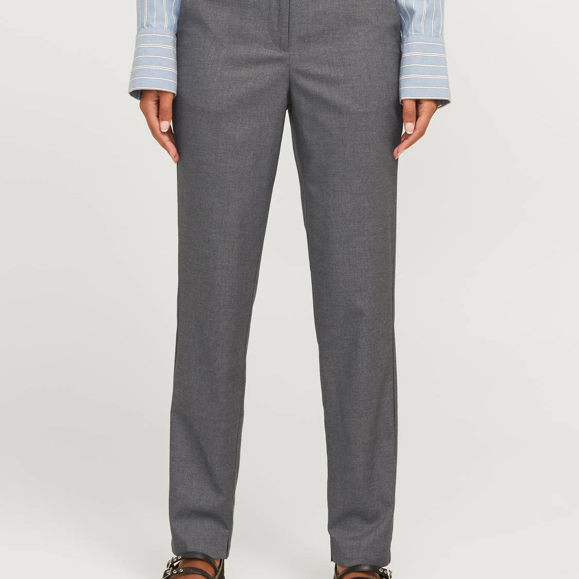 Jjxx Pantalone Jxellis Tasche Laterali e Chiusura a Gancio