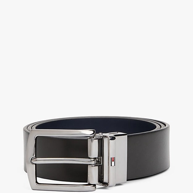 Tommy Hilfiger Cintura Reversibile Denton in Pelle