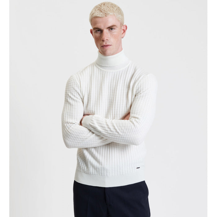 Gianni Lupo Maglia Dolcevita Testurizzato