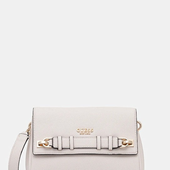Guess Borsa a Tracolla Linea Gregoria con Dettagli sul Davanti
