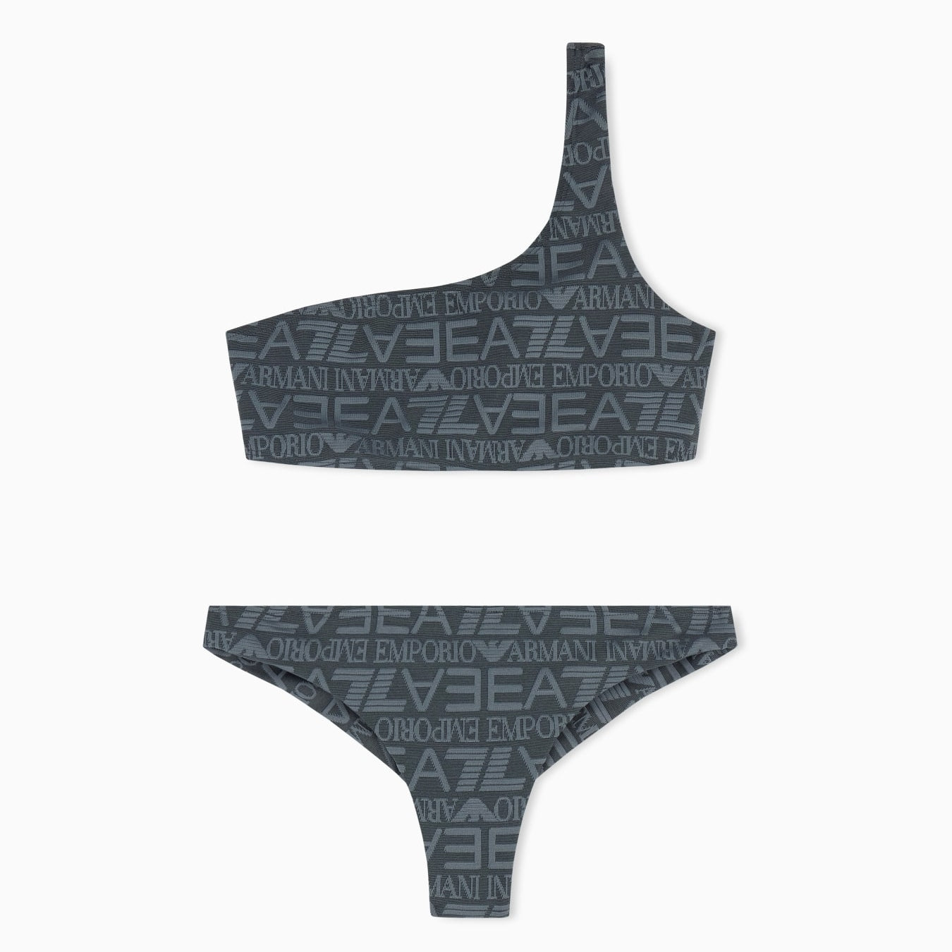 Armani EA7 Bikini Monospalla Stampa Monogram
Grigio
