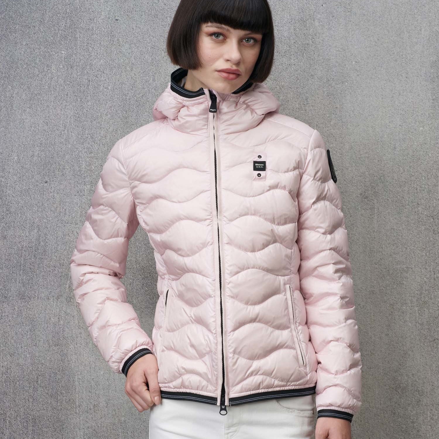 BLAUER USA Piumino ad Onde Camelia