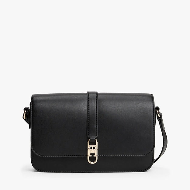 Tommy Hilfiger Borsa a Tracolla con Patta e Monogramma TH