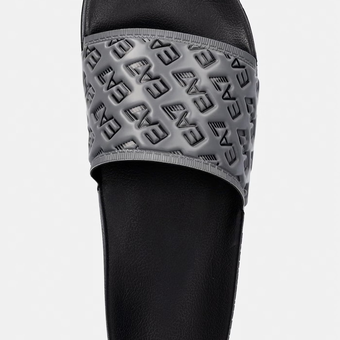 Armani EA7 Ciabatta Slides con Logo All-Over