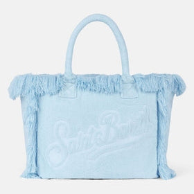 MC2 SAINT BARTH Borsa Vanity Regular in Tessuto Effetto Spugna in Tinta Unita