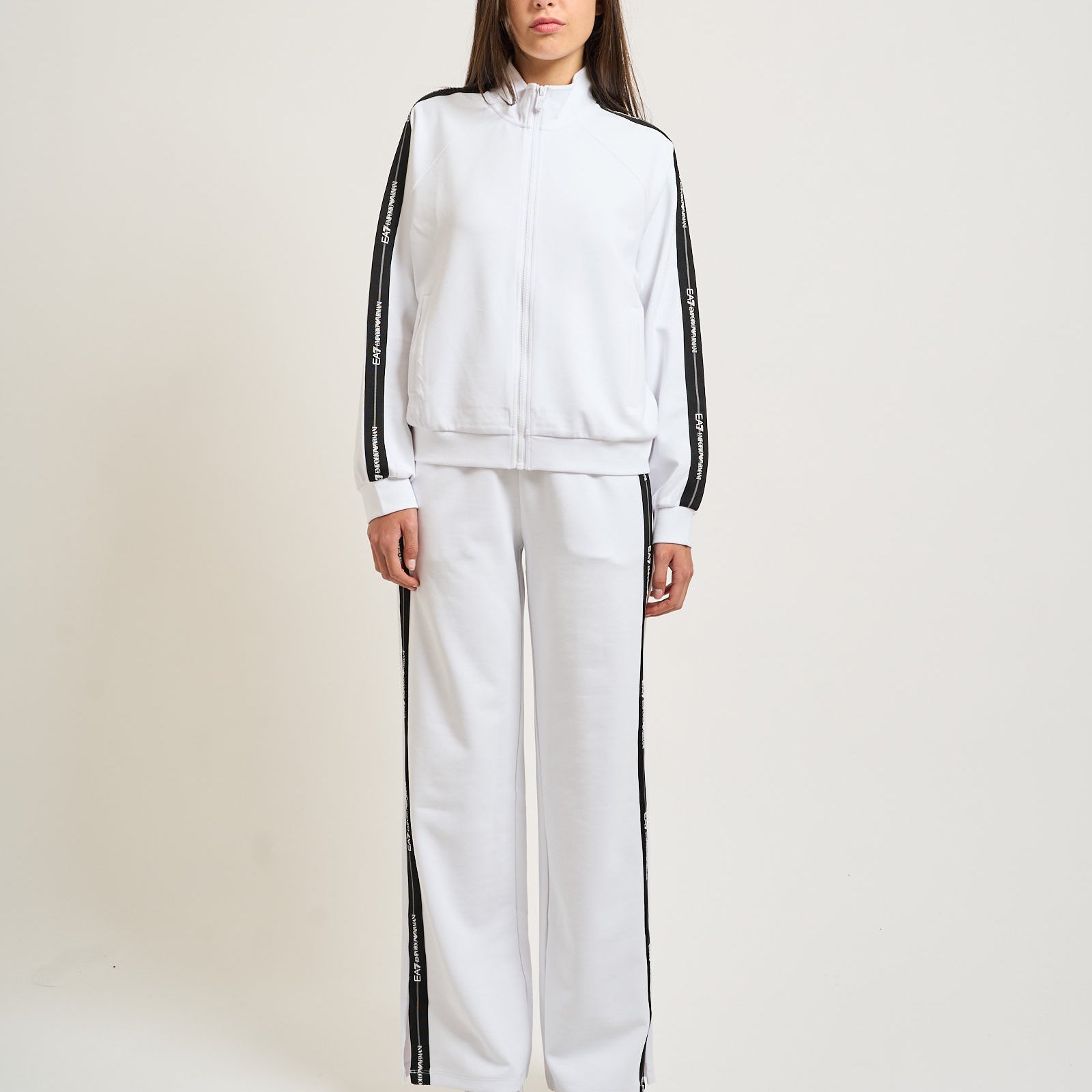 Armani EA7 Tuta in Misto Modal Stretch Logo Series
Bianco