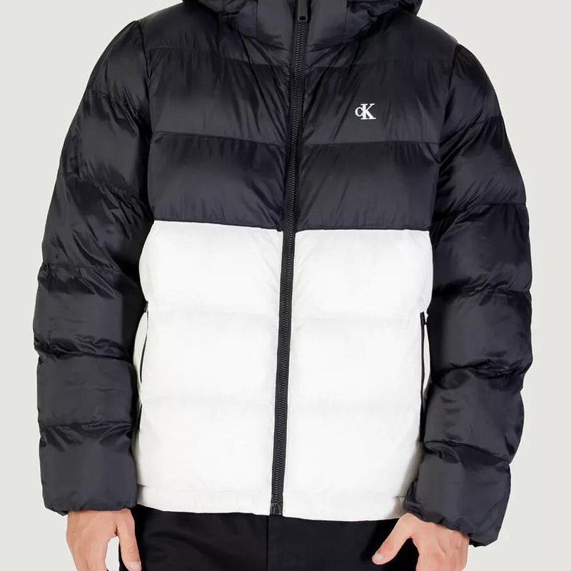 Calvin Klein Jeans Piumino Bicolore Nero Bianco