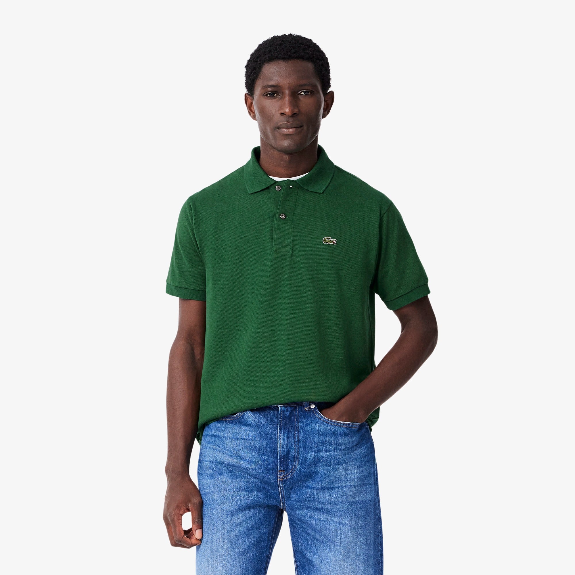 Lacoste Polo in Misto Cotone Organico