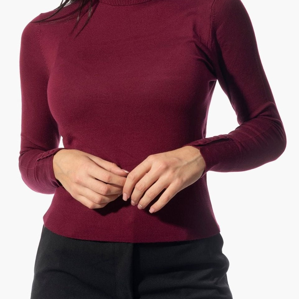 Mark Up Maglione Dolcevita in Misto Viscosa