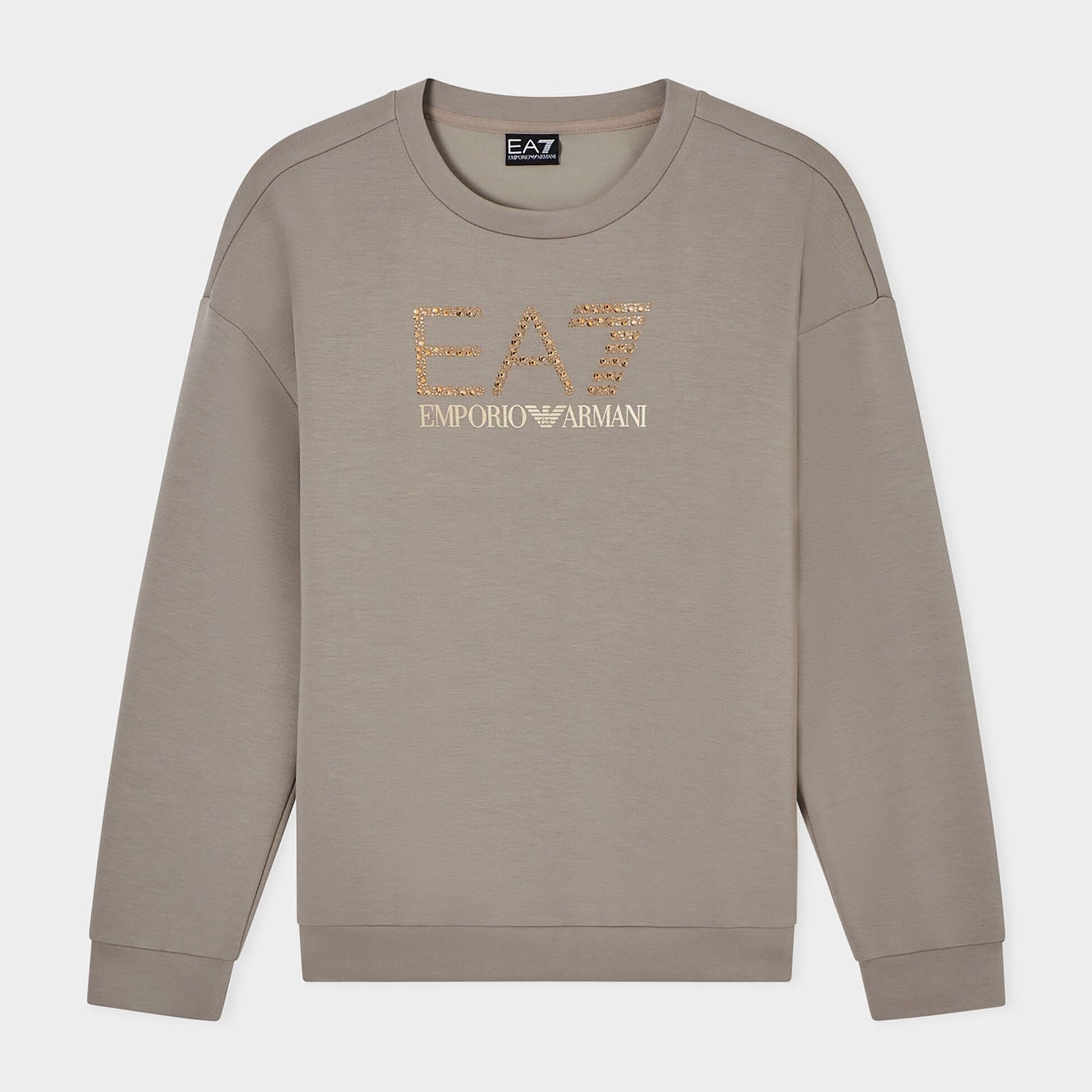 Armani EA7 Felpa Logo Strass
Beige