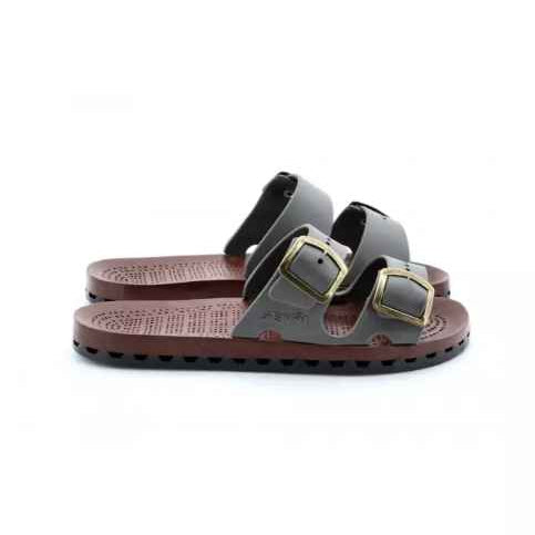 Sensi Ciabatte La Jolla Moka con Doppia Fibbia