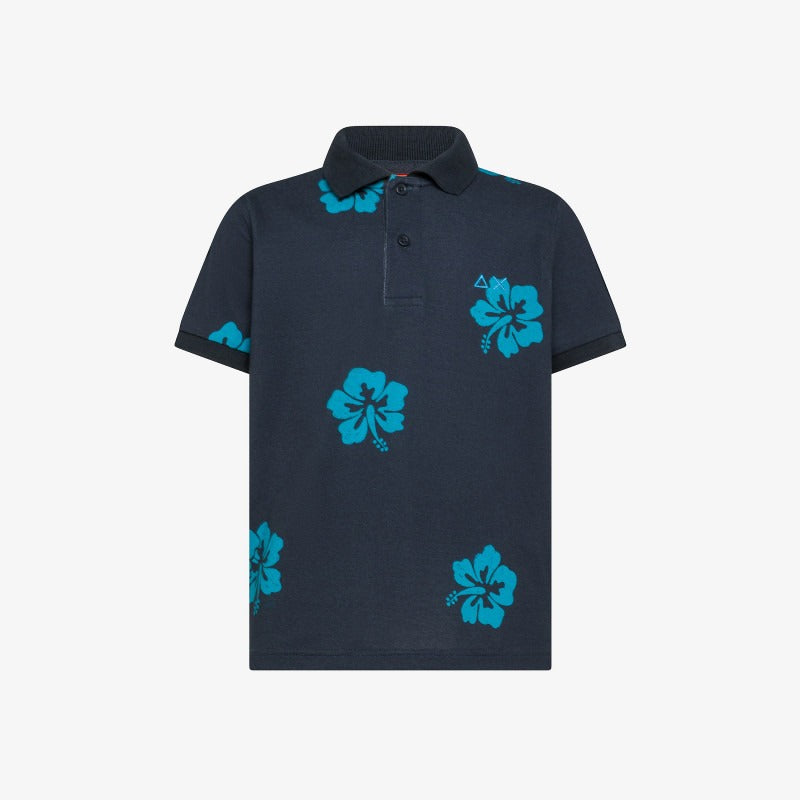 Sun68 Polo Logo e stampe