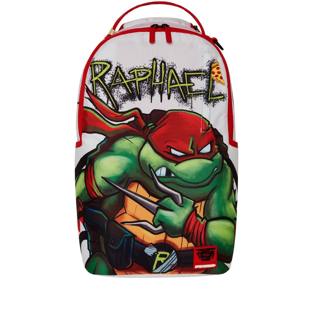 Sprayground Zaino Tmnt Mutant Mayhem Raphael Dlxr Bianco