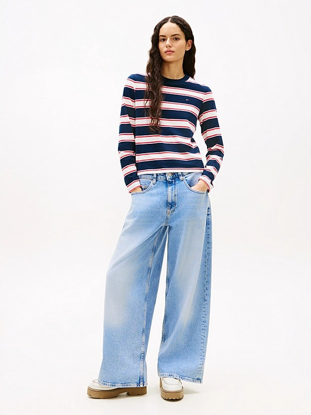 Tommy Jeans Larghi a Vita Media 
Blù