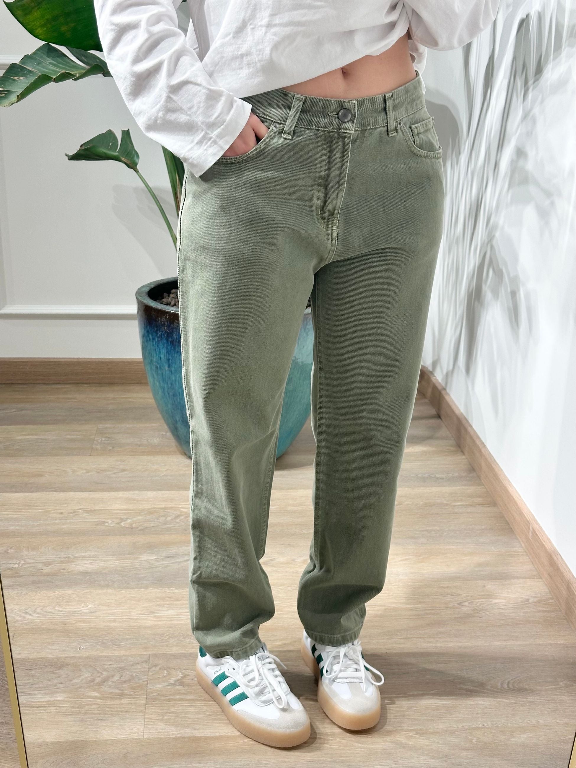 Le Streghe Jeans Cinque Tasche 
Beige