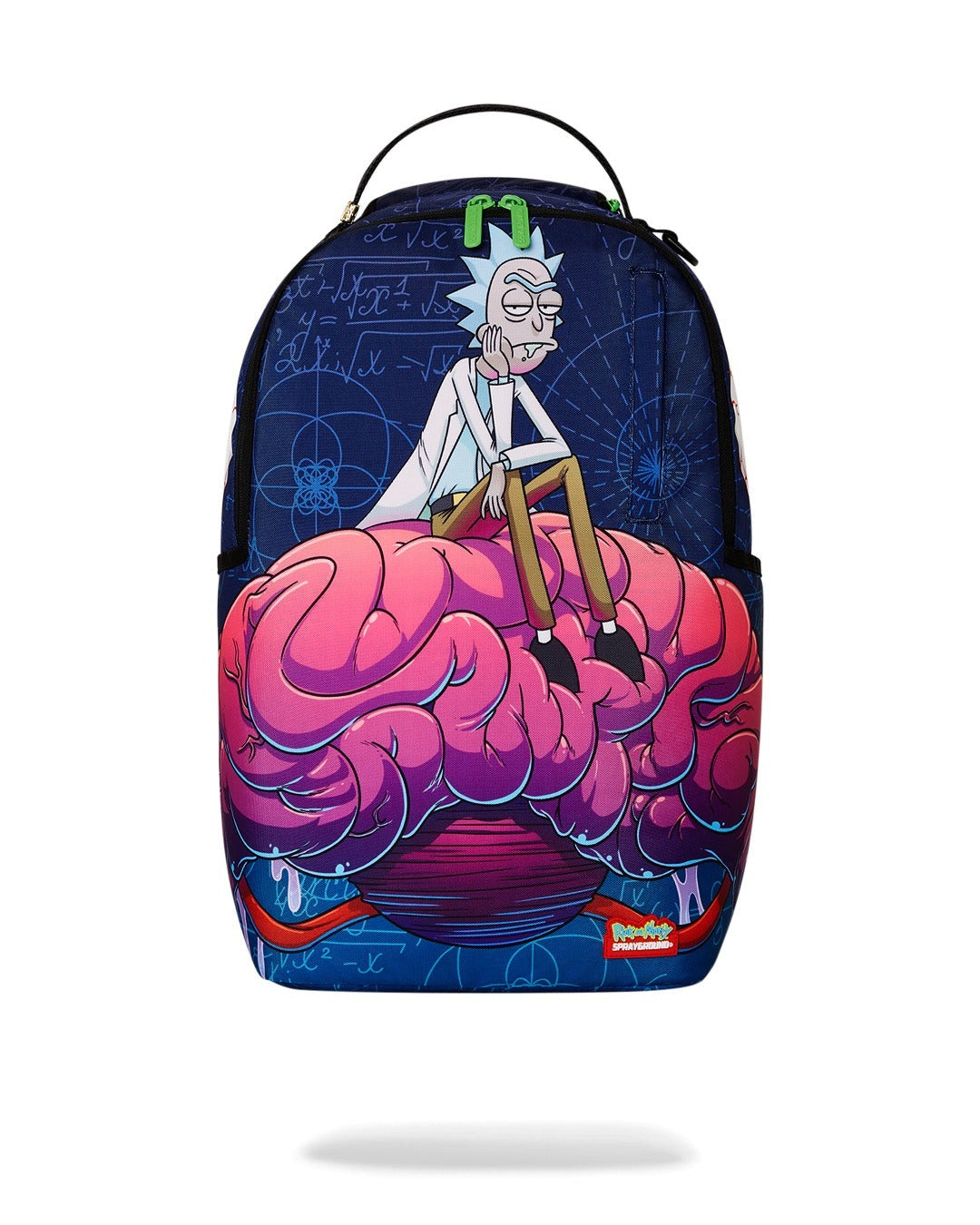 Sprayground Zaino Rick and Morty Brain Shardk DLXR Multicolore