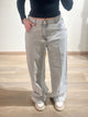 Vicolo Jeans Mia a Gamba Larga 
Grigio