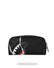 Sprayground Pochette Center Rip Revealing Gray Check Pouch 
Nero