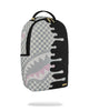 Sprayground Zaino Check Crema Shark Dlxsv  Incompleto Nero Grigio Rosa