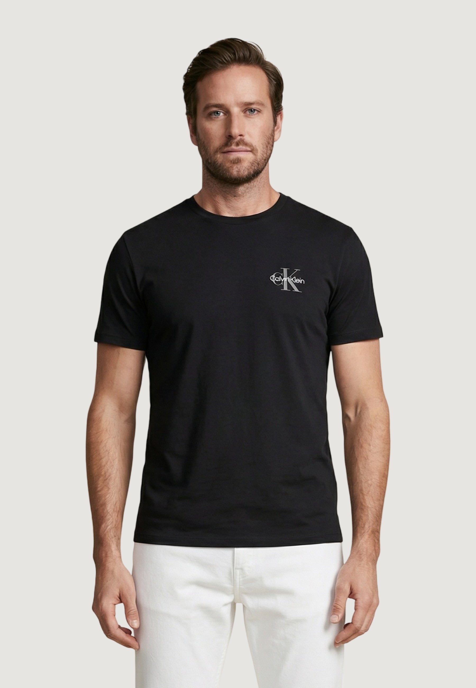 Calvin Klein Jeans T-shirt con Monogramma Logo