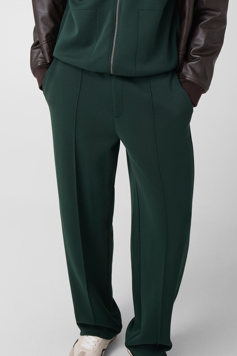 Guess Pantalone Jogger Gamba Dritta Verde