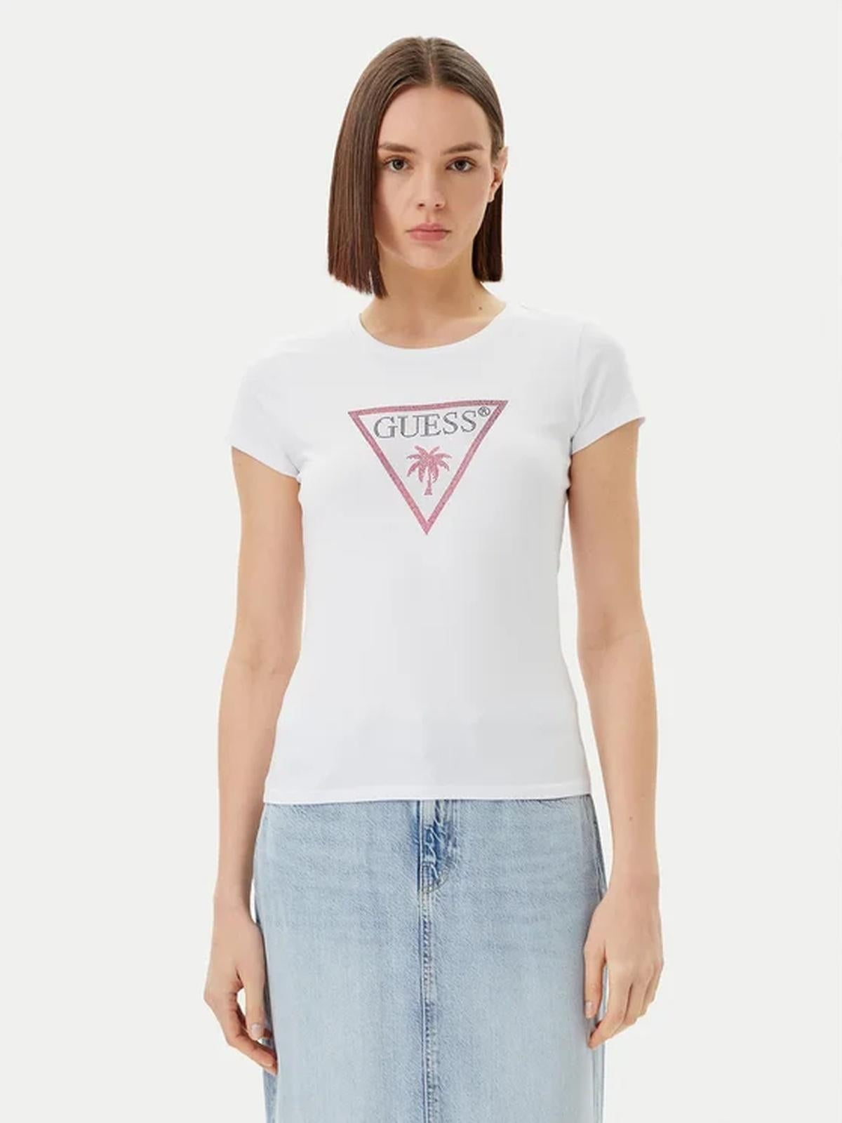 Guess T-shirt con Logo Triangolo
