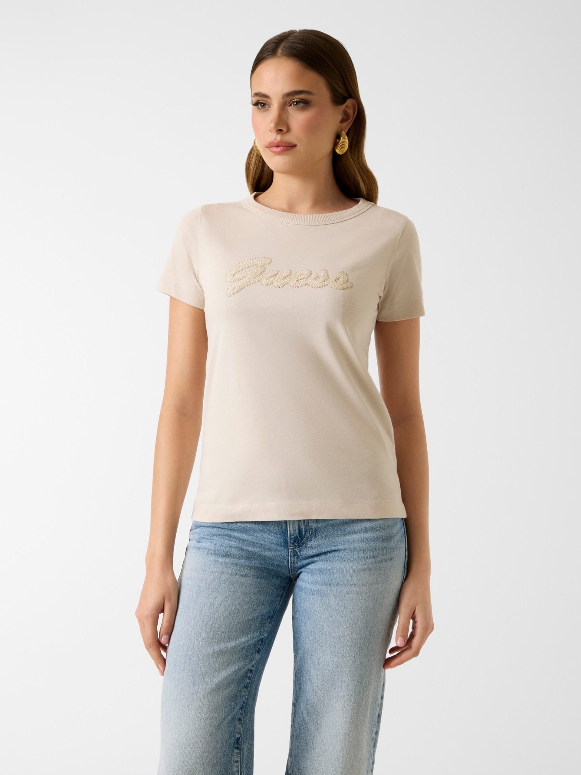 Guess T-shirt con Logo Nero
