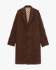 Gianni Lupo Cappotto Monopetto Oversize Marrone