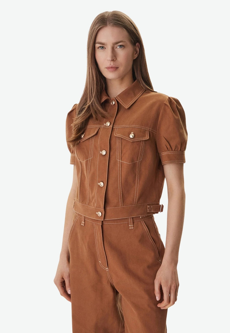 Guess Giacca in similpelle Marrone