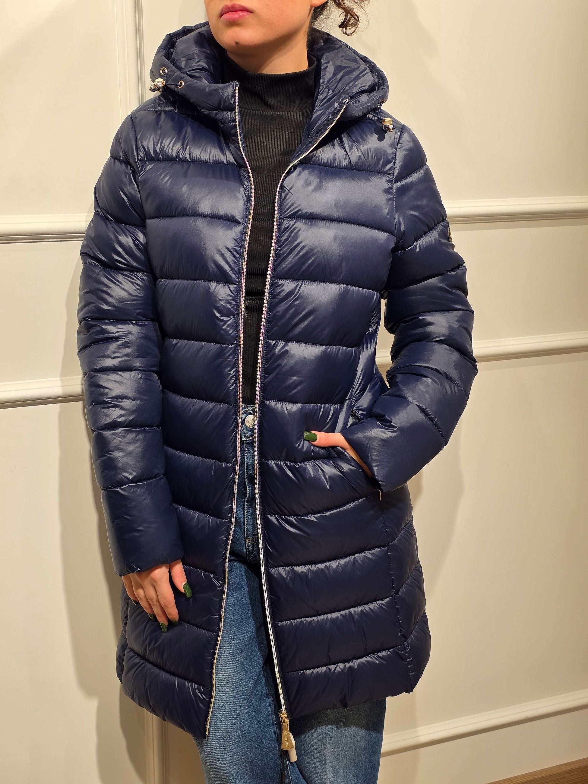 Markup Piumino Lungo con cappuccio