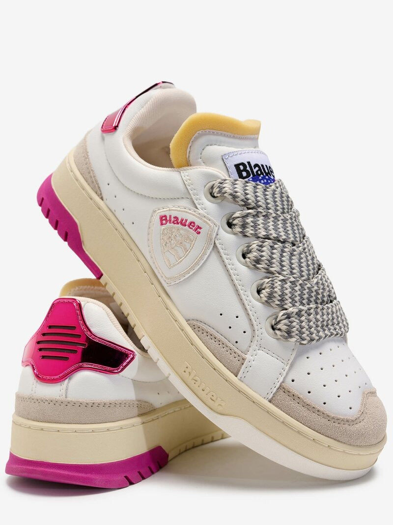 Blauer Usa Sneakers ADEL02/LEA Bianco Fuxia
