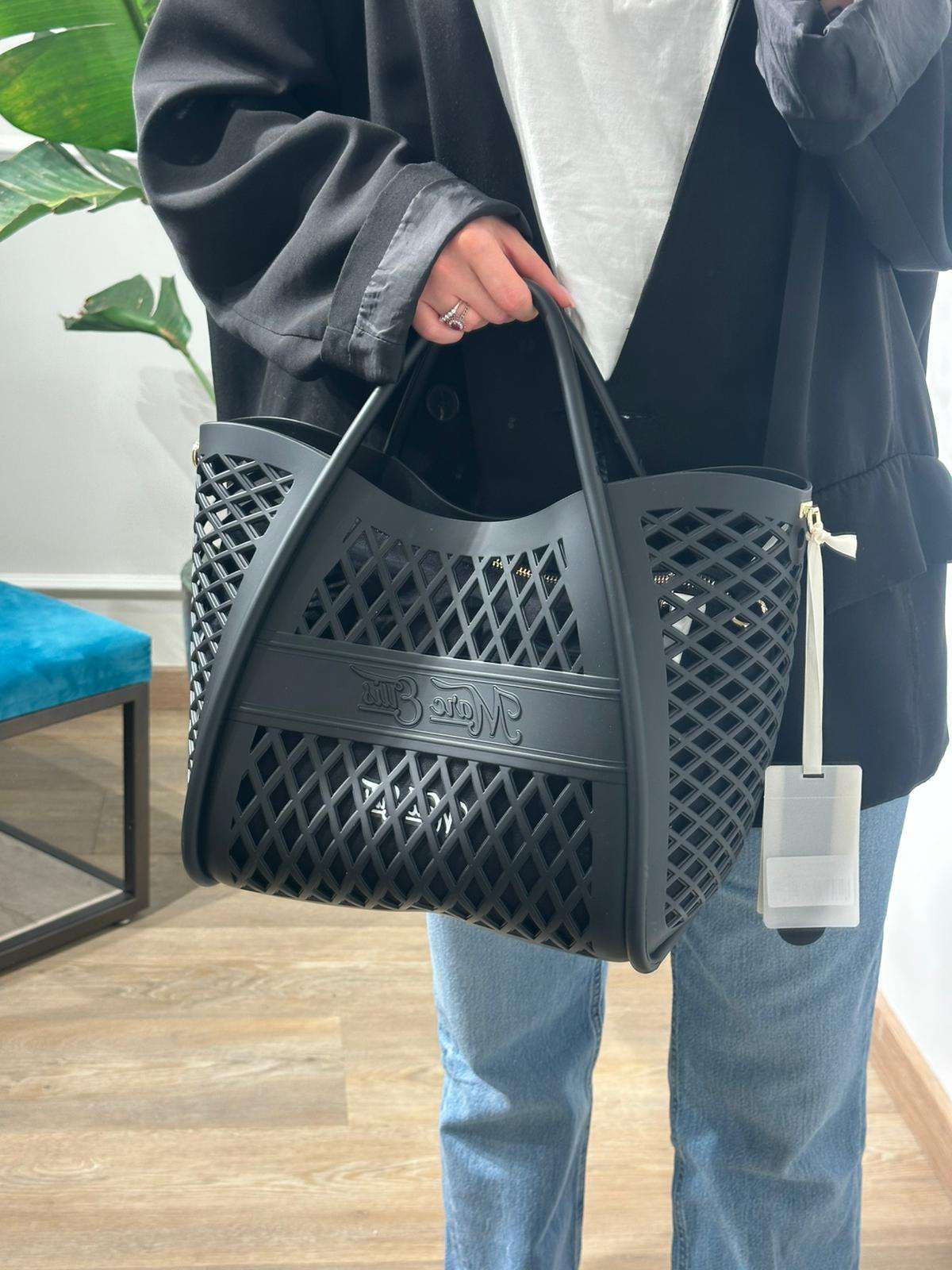 Marc Ellis Borsa Traforata Modello FLAT BASKET M