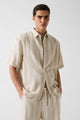 Guess Camicia Jaquard Beige