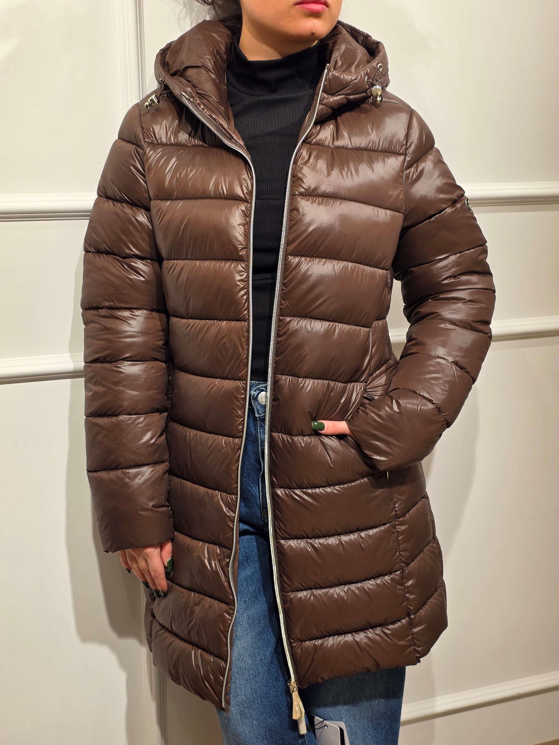 Markup Piumino Lungo con cappuccio