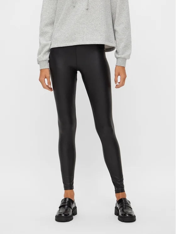 Pieces Leggings Stretch Fit Nero
