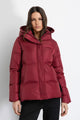 Gaelle Paris Piumino Manica Lunga con Tirazip Logato Bordeaux