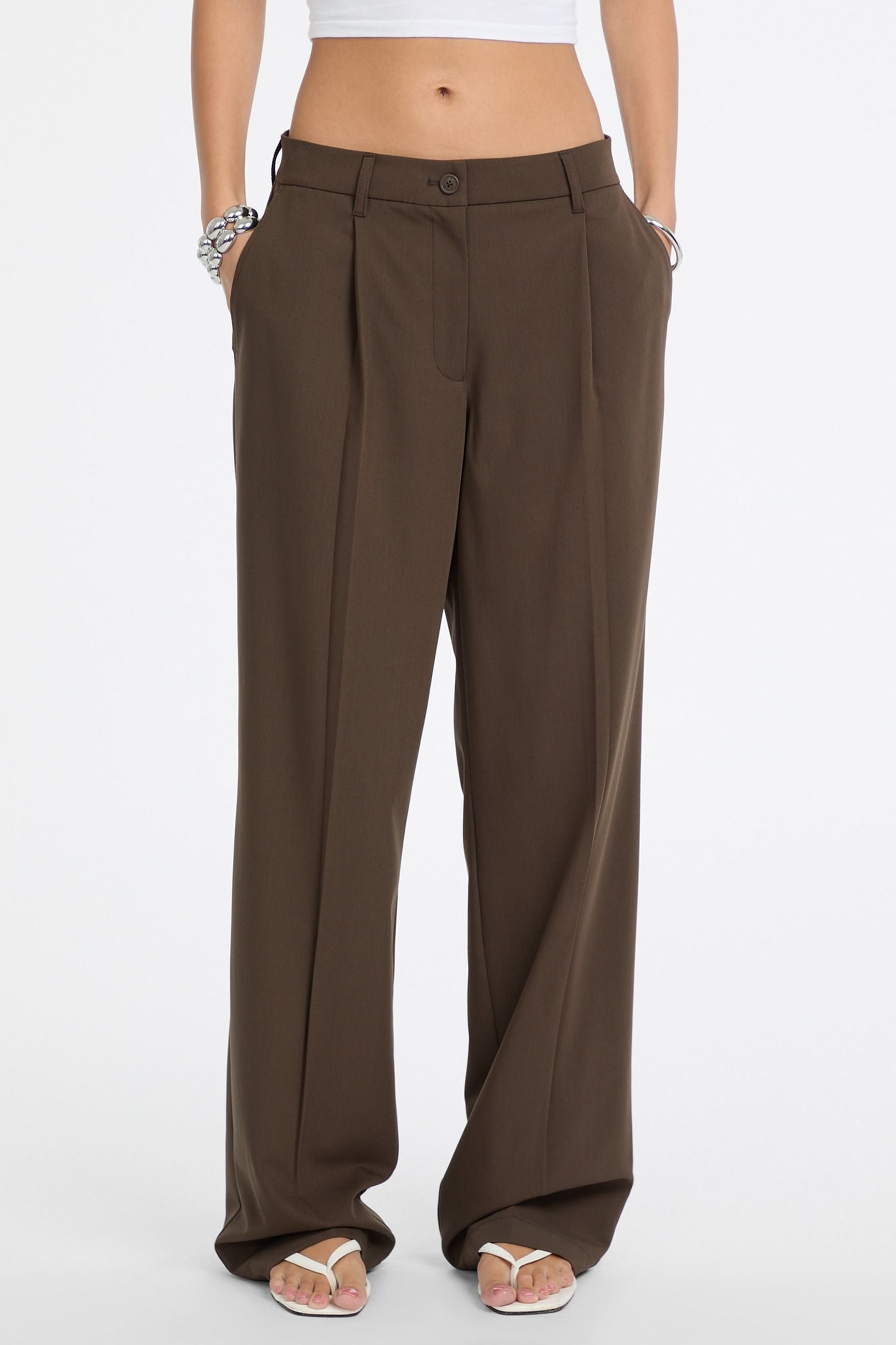 Guess Pantaloni a Gamba Ampia