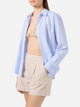 MC2 SAINT BARTH Camicia Meredith in Cotone a righe con Ricamo Saint Barth