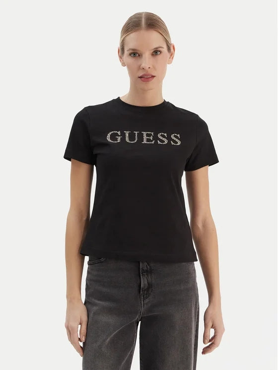 Guess T-shirt con Logo Strass