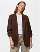 Pieces Giacca Bosella Lunghezza 3/4 
Marrone