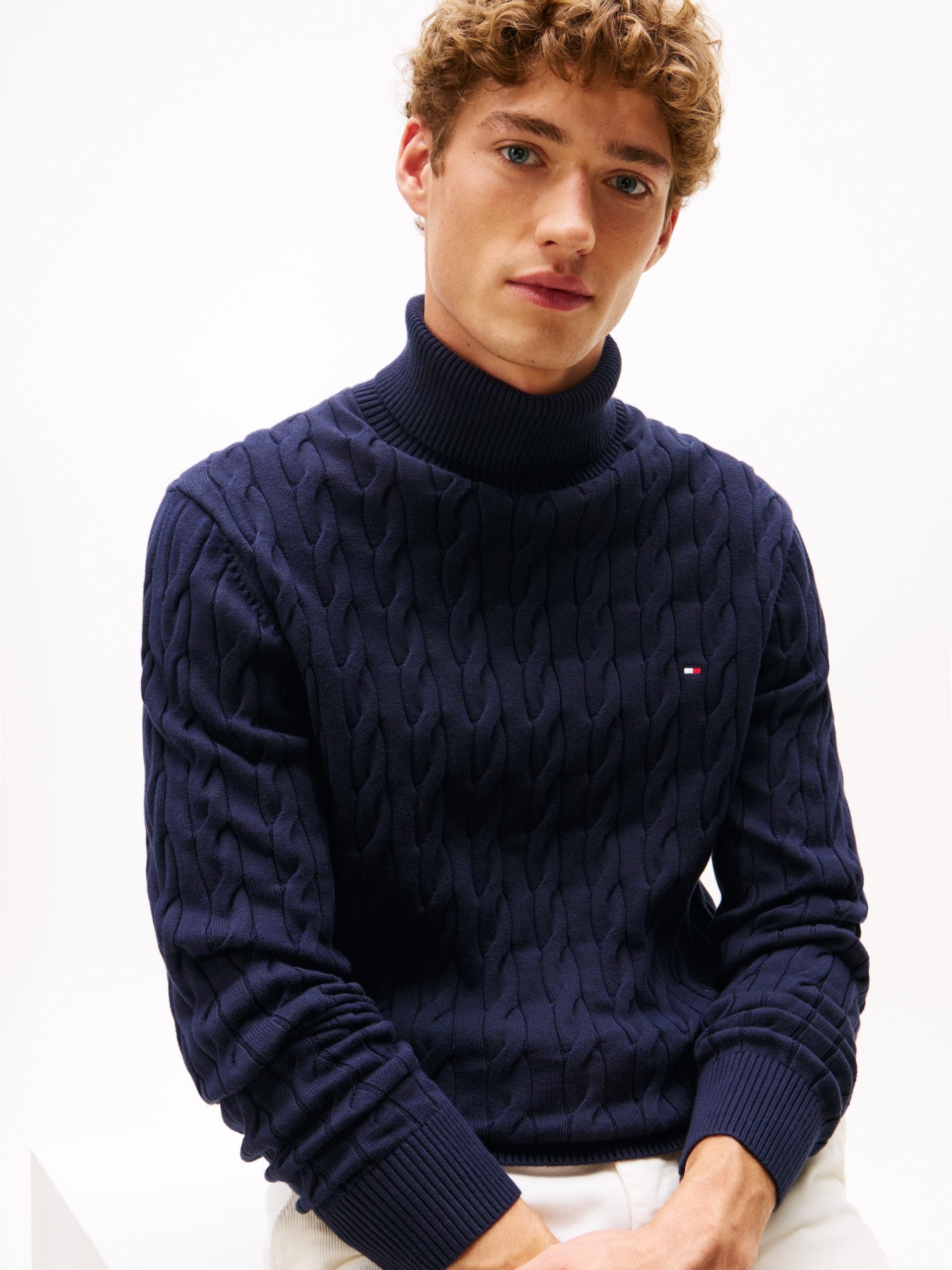 Tommy Hilfiger Pullover in Maglia Intrecciata