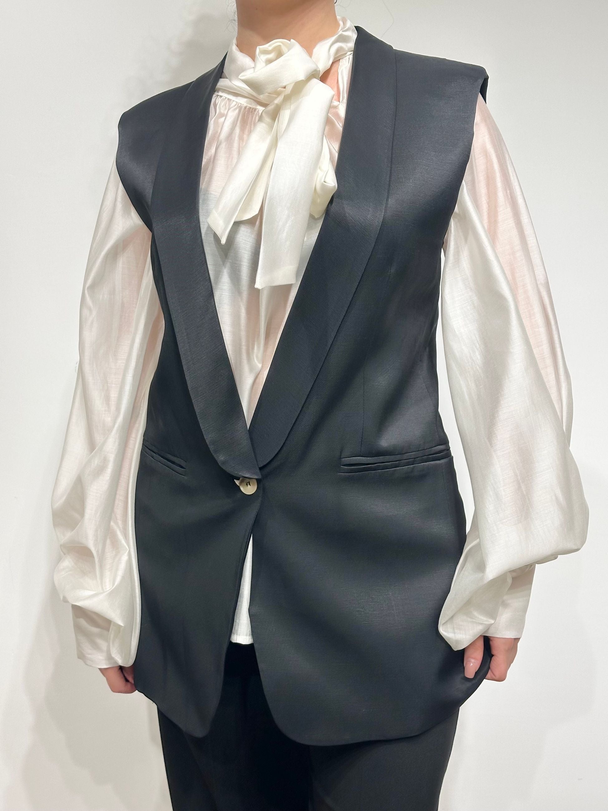 Vicolo Gilet Senza Maniche Scollo Ampio