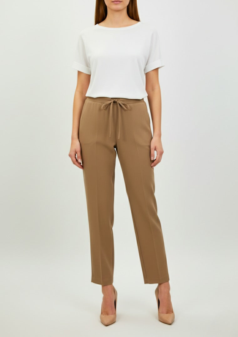 Gaudi Pantalone Fluido Elasticizzato con Culisse