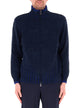 Armani Exchange Cardigan Collo Alto Blù