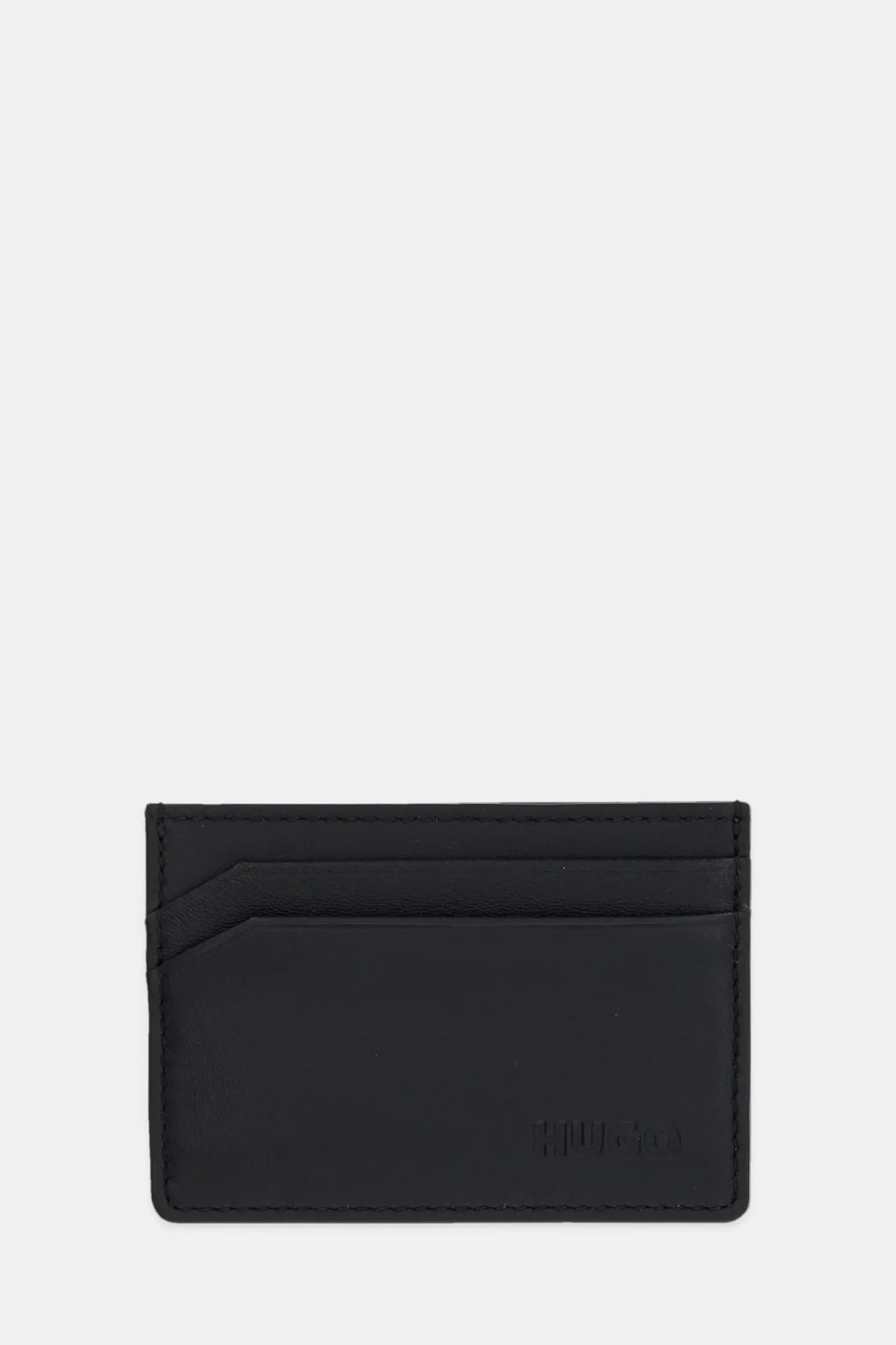 Hugo Boss Portafogli Pieghevole in Pelle Martellata con Logo Goffrato
Nero