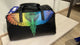 Marcelo Burlon Borsone da Viaggio County of Milan con Stampa "Wings" Arcobaleno