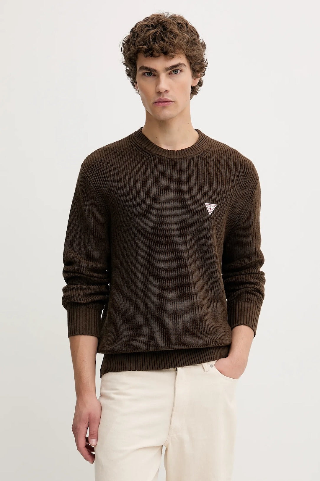 Guess Jeans Maglione mini logo triangolo