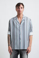 Artik Denim Camicia Celeste Bianco
